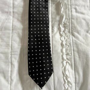 Jones New York Black/White Geometric Tie